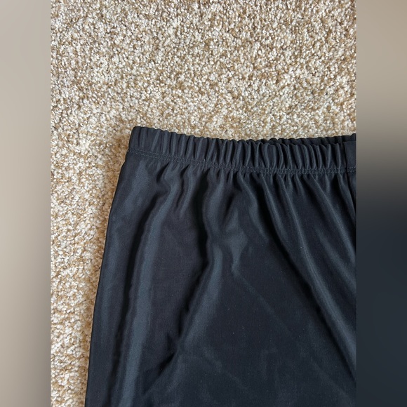 AGB Black Sweats Stretchy Long Pants Women’s XL High Waisted - Picture 3 of 8